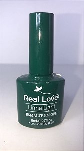 Esmalte em Gel Real Love Linha Light p052 verde
