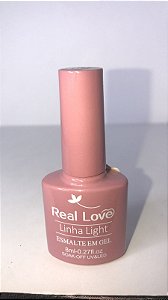 Esmalte em Gel Real Love Linha Light p115 nude rosado