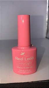 Esmalte em Gel Real Love Linha Light p081 rosa claro