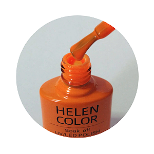 esmalte em gel helen color 172 laranja
