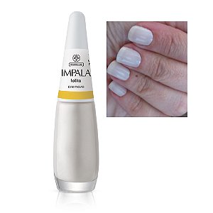 esmalte impala lolita branco cremoso