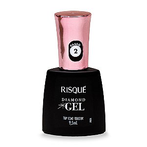 Verniz de unhas Risqué Diamond Gel Color Top Coat