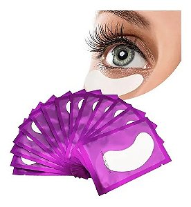 50 Pares Protetor Pálpebra Gel Alongamento Cílios Patch Padç