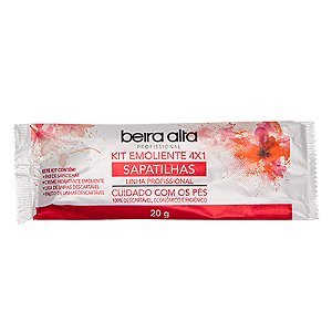 KIT EMOLIENTE SAPATILHA 20G Descartavel Cuidado c/ Pés