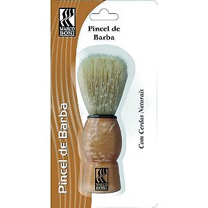 Pincel de Barba Marco Boni com Cabo em Madeira e Cerdas