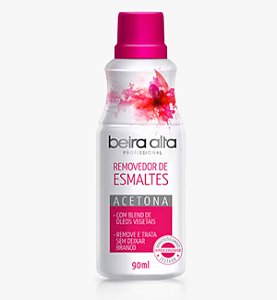 Removedor De Esmaltes Com Acetona Beira Alta 90ml