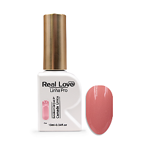 Esmalte em Gel Camada Única Linha Pro 10ml - Real Love 09 vermelho