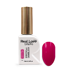 Esmalte em Gel Camada Única Linha Pro 10ml - Real Love 25 rosa