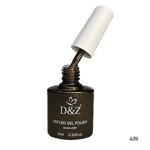 Esmalte Em Gel D&Z uv/gel 439 COBRE GLITTER