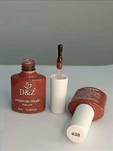 Esmalte Em Gel D&Z uv/gel 438 nude rose translucido