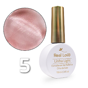Esmalte em Gel Olho de Gato Real Love 10ml Linha Light 05