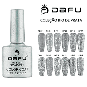 Esmalte em Gel Dafu Prata sortidos   Color Coat