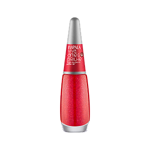 ESMALTE IMPALA VIVA AME E BRILHE GLITTER 3D HOJE EU POSSO
