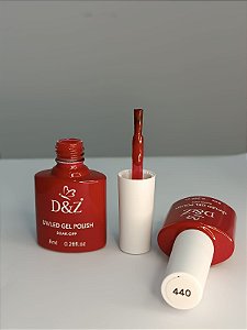 Esmalte Em Gel D&Z uv/gel 440 vermelho