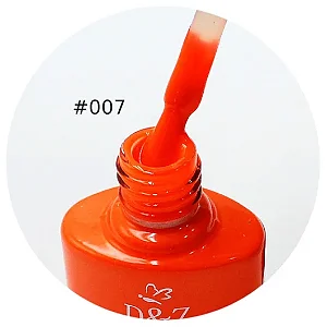 Esmalte Em Gel D&Z uv/gel A-7 laranja