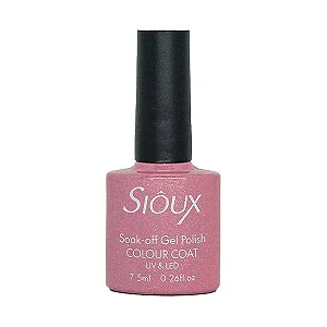 esmalte em gel coleção d sioux 039 glitter rosa