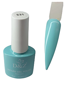 esmalte em gel D&Z 531 azul