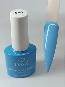 esmalte em gel D&Z 540 azul