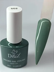esmalte em gel D&Z 502 verde
