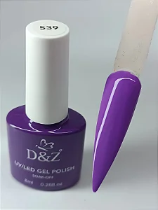 esmalte em gel D&Z 539 roxo