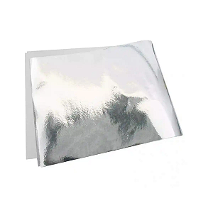 PAPEL REFLEXO PRATA C/6 (19X50