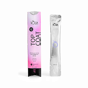 Top Coat Volia Sache Butterfly Pink 9g Alto Brilho Selante