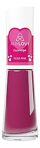 Esmalte anylovy cremoso rosa pink 8ml