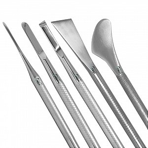 Kit 5 Ferramentas para Desencravar Unha Bisturi