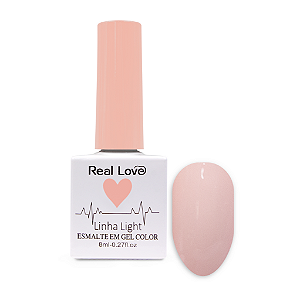 Esmalte Em Gel Color Light Real Love 161 Nude Claro