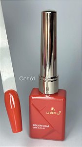 Esmalte em gel dafu Color Coat 10ml m061 laranja