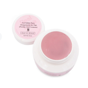 gel sólido de alongamento para tips powder gel cremoso 16