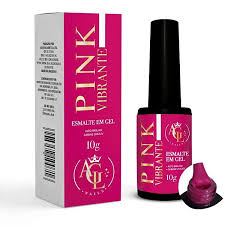 AGL ESMALTE EM GEL PINK VIBRANTE 10g LED/UV