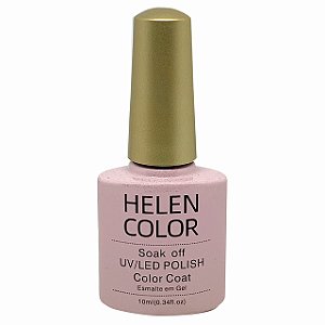 Esmalte Em Gel Helen color 27 rosa com glitter