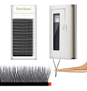 Cílios Decemars Y Shape Premium Volume Brasileiro 8-14 Mix
