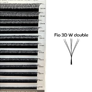 CILIOS NAGARAKU Double Tips 0.07d MIX 3D W 10mm