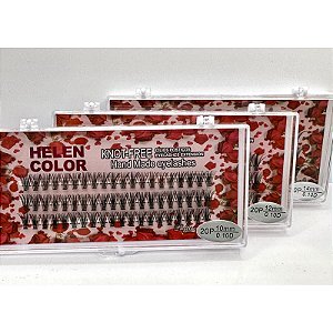 Tufinho Cilios Postiços Helen Color 10mm 0.10d