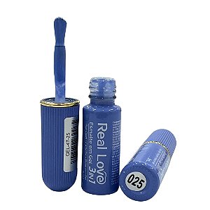 Esmalte em Gel 3 em 1-Base/Esmalte/Top Coat - Real Love 25