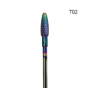 Broca Tungstênio Furta Cor Middle Flame Ponta Redonda