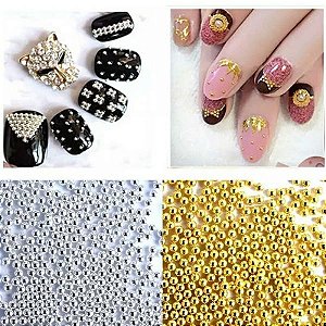 kit 12 caviar strass florzinha decoração unha