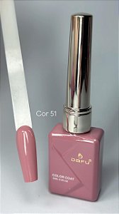 Esmalte em gel dafu Color Coat 10ml m051 nude rose
