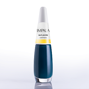 ESMALTE IMPALA A COR DA MODA CREMOSO AZUL PAVAO COMERCIAL