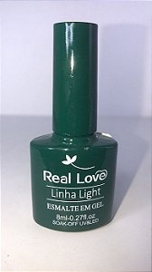 Esmalte em gel real love 8ml 034 verde