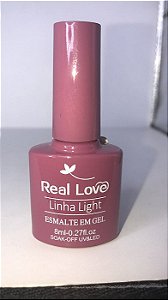 esmalte em gel real love 8ml 040 rosinha nude