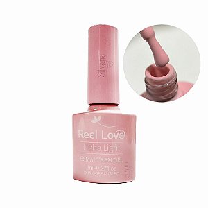 esmalte em gel real love 8ml 011 rosinha nude