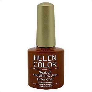 esmalte helen color 10 ml 258 marrom escuro