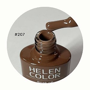 Esmalte Em Gel Helen color 207 marrom