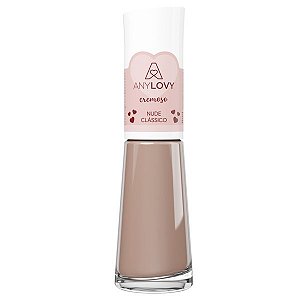 esmalte anylovy cremoso nude classico 8ml