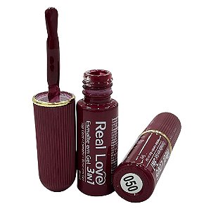 Esmalte em Gel 3 em 1-Base/Esmalte/Top Coat - Real Love 50