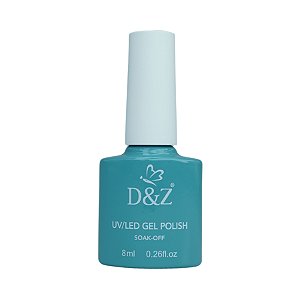 esmalte em gel d&z ds047 verde glitter