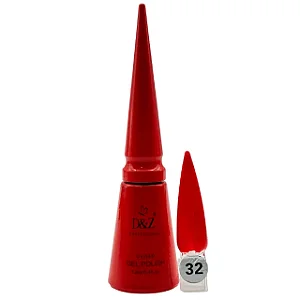 Esmalte D&Z uv/led Gel Polish 12ml 32 vermelho